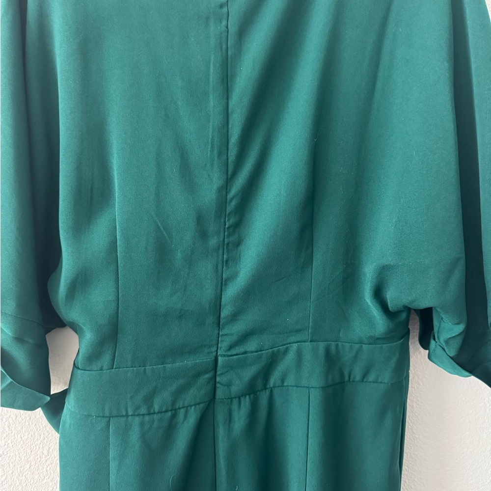 Green Wrap jumpsuit - Picture 5 of 5